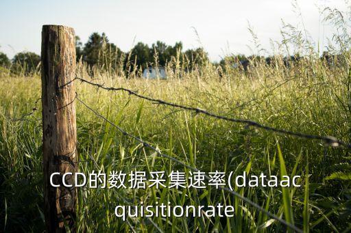 CCD的數(shù)據(jù)采集速率(dataacquisitionrate