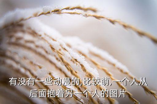 有沒有一些動(dòng)漫的,比較萌,一個(gè)人從后面抱著另一個(gè)人的圖片