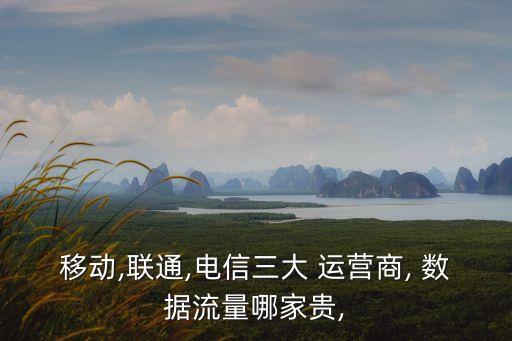移動,聯(lián)通,電信三大 運營商, 數(shù)據(jù)流量哪家貴,
