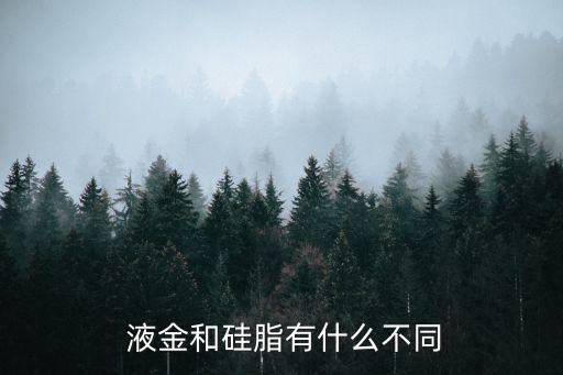  液金和硅脂有什么不同