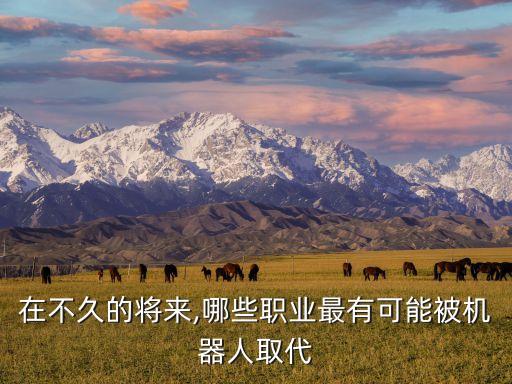 在不久的將來,哪些職業(yè)最有可能被機器人取代