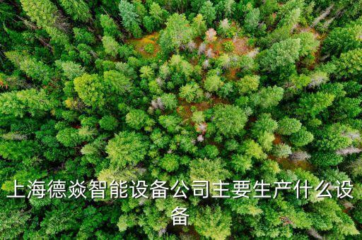上海德焱智能設(shè)備公司主要生產(chǎn)什么設(shè)備