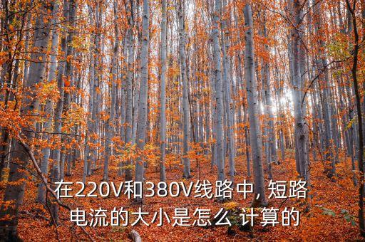 短路電流計(jì)算方法,變壓器短路電流計(jì)算方法