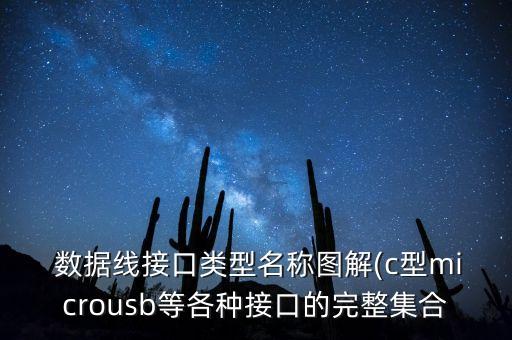  數(shù)據(jù)線接口類型名稱圖解(c型microusb等各種接口的完整集合