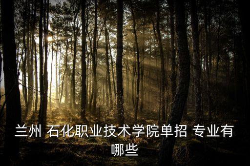 蘭石化自動化專業(yè)?？普n程,石化企業(yè)需自動化專業(yè)嗎