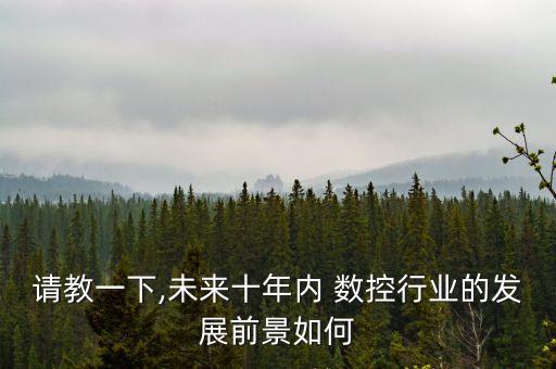 請教一下,未來十年內(nèi) 數(shù)控行業(yè)的發(fā)展前景如何