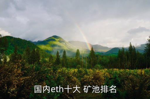 國(guó)內(nèi)eth十大 礦池排名