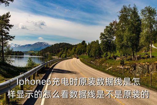 Iphone6充電時原裝數(shù)據(jù)線是怎樣顯示的怎么看數(shù)據(jù)線是不是原裝的