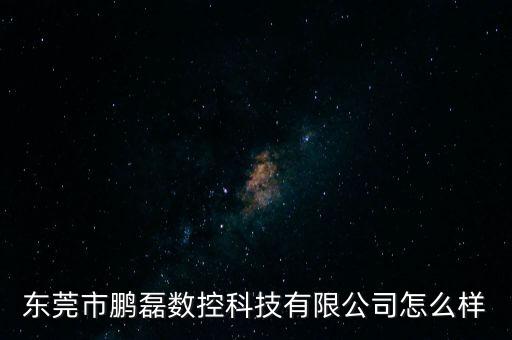 東莞市鵬磊數(shù)控科技有限公司怎么樣