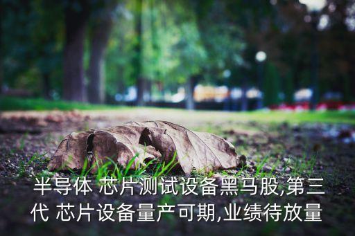  半導(dǎo)體 芯片測(cè)試設(shè)備黑馬股,第三代 芯片設(shè)備量產(chǎn)可期,業(yè)績(jī)待放量