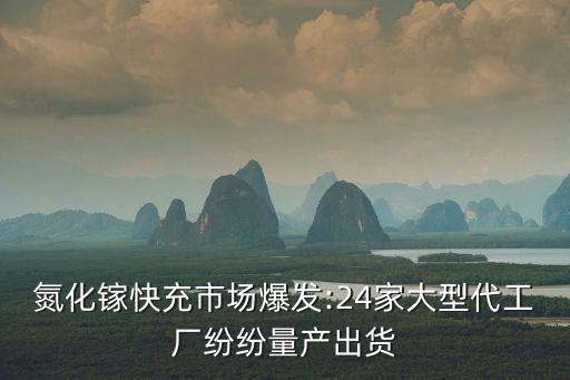 氮化鎵快充市場(chǎng)爆發(fā):24家大型代工廠紛紛量產(chǎn)出貨