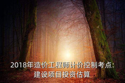 國外全自動化設(shè)備投資估算,