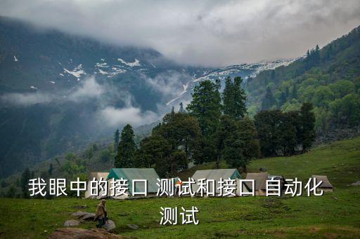 我眼中的接口 測(cè)試和接口 自動(dòng)化 測(cè)試