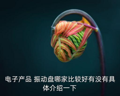 電子產(chǎn)品 振動(dòng)盤哪家比較好有沒有具體介紹一下