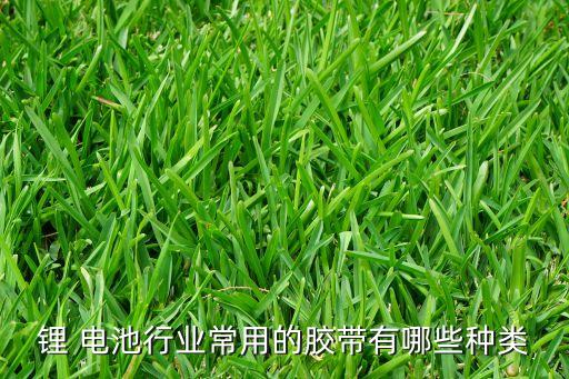 鋰 電池行業(yè)常用的膠帶有哪些種類