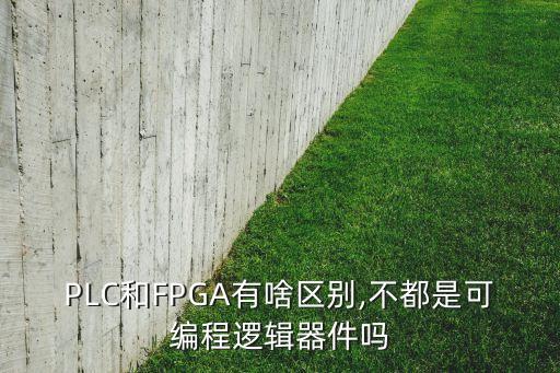 PLC和FPGA有啥區(qū)別,不都是可編程邏輯器件嗎