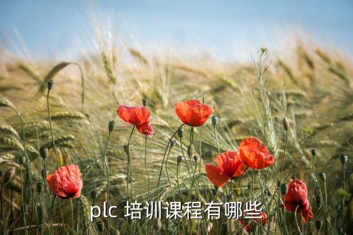 plc 培訓課程有哪些