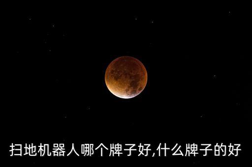 掃地機器人哪個牌子好,什么牌子的好