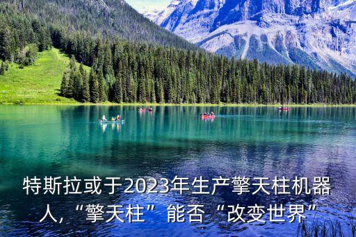 特斯拉或于2023年生產(chǎn)擎天柱機(jī)器人,“擎天柱”能否“改變世界”