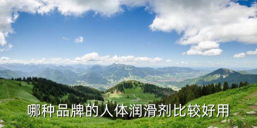 哪種品牌的人體潤(rùn)滑劑比較好用