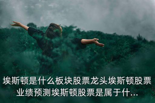 埃斯頓是什么板塊股票龍頭埃斯頓股票業(yè)績預(yù)測埃斯頓股票是屬于什...