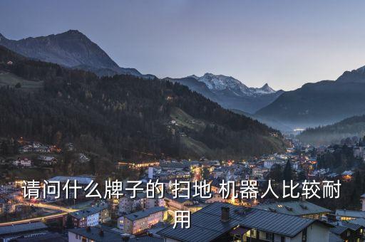 請問什么牌子的 掃地 機器人比較耐用