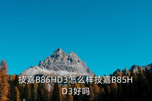 技嘉B85HD3怎么樣技嘉B85HD3好嗎