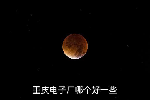 重慶電子廠哪個好一些