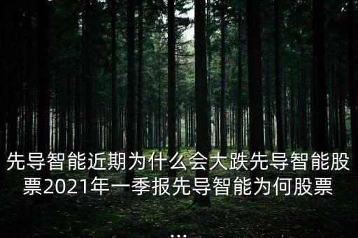 先導(dǎo)智能近期為什么會(huì)大跌先導(dǎo)智能股票2021年一季報(bào)先導(dǎo)智能為何股票...