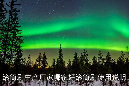 滾筒刷生產(chǎn)廠家哪家好滾筒刷使用說明
