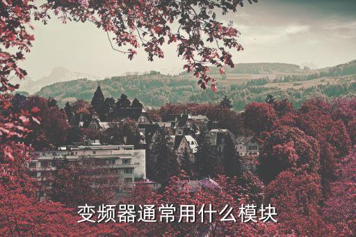 變頻器通常用什么模塊