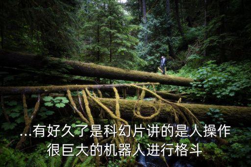 ...有好久了是科幻片講的是人操作很巨大的機(jī)器人進(jìn)行格斗