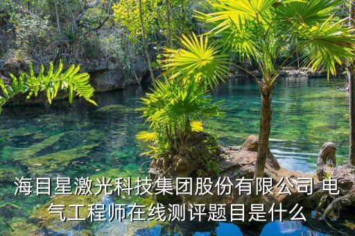 海目星激光科技集團(tuán)股份有限公司 電氣工程師在線測(cè)評(píng)題目是什么