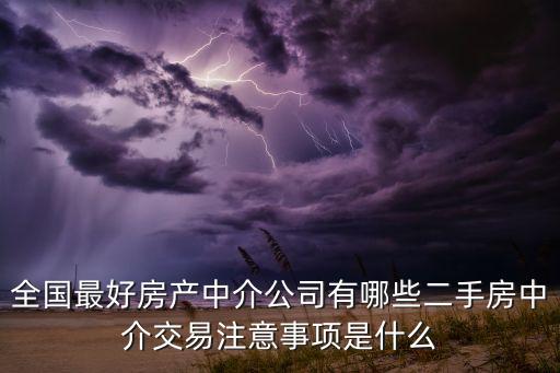 東莞埃菲自動(dòng)化有限公司,那么全國(guó)最好房產(chǎn)中介公司有哪些?