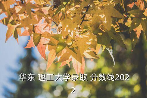 華東理工自動化專業(yè)分數線