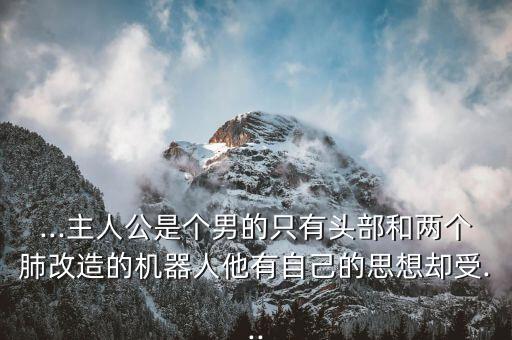...主人公是個男的只有頭部和兩個肺改造的機器人他有自己的思想?yún)s受...