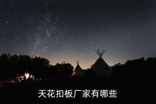 天花扣板廠家有哪些
