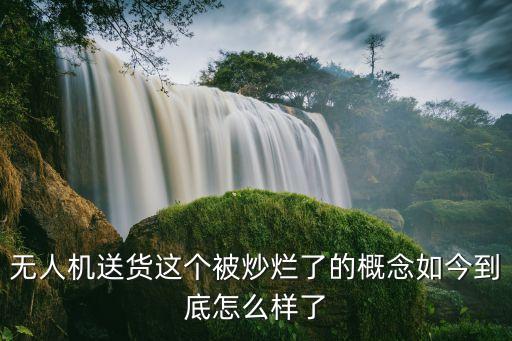 無(wú)人機(jī)送貨這個(gè)被炒爛了的概念如今到底怎么樣了