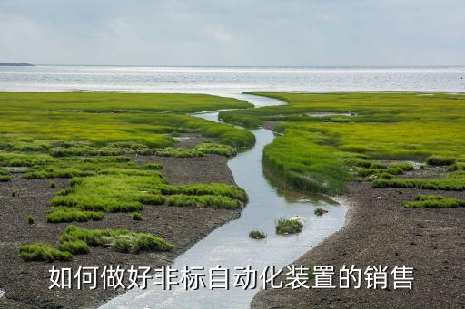 如何做好非標(biāo)自動化裝置的銷售