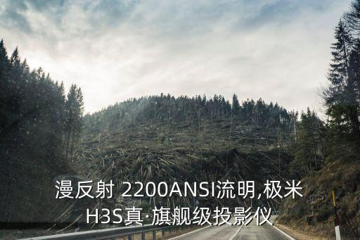 漫反射 2200ANSI流明,極米H3S真·旗艦級(jí)投影儀