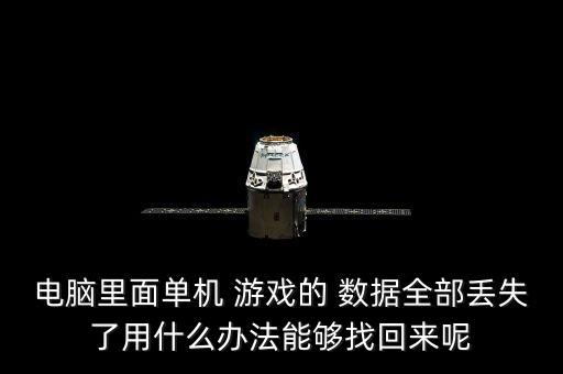 電腦里面單機(jī) 游戲的 數(shù)據(jù)全部丟失了用什么辦法能夠找回來(lái)呢