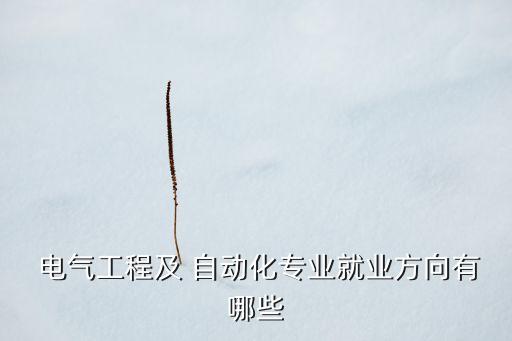 電氣自動化哪里工作好,學電氣自動化以后干什么工作