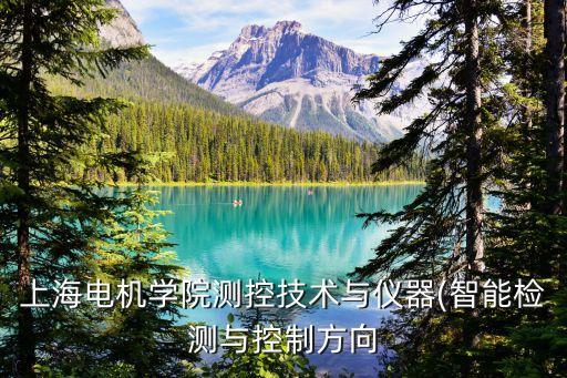 上海電機(jī)學(xué)院測(cè)控技術(shù)與儀器(智能檢測(cè)與控制方向