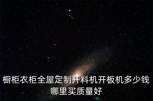 櫥柜衣柜全屋定制開料機開板機多少錢哪里買質(zhì)量好