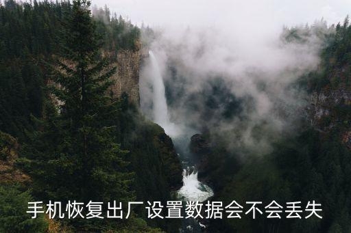 手機(jī)恢復(fù)出廠設(shè)置數(shù)據(jù)會不會丟失