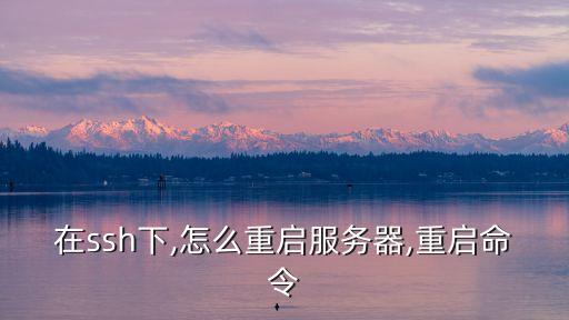 在ssh下,怎么重啟服務(wù)器,重啟命令