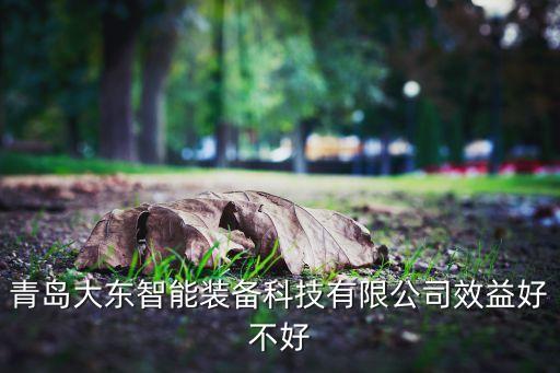 青島大東智能裝備科技有限公司效益好不好