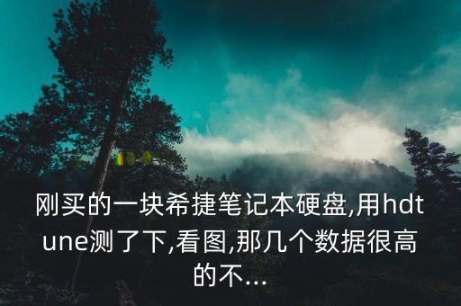 剛買的一塊希捷筆記本硬盤,用hdtune測(cè)了下,看圖,那幾個(gè)數(shù)據(jù)很高的不...