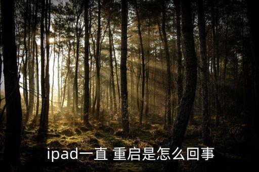 ipad 自動重啟,iPad 自動重啟反復