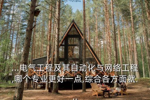 ...電氣工程及其自動化與網(wǎng)絡(luò)工程,哪個專業(yè)更好一點,綜合各方面就...